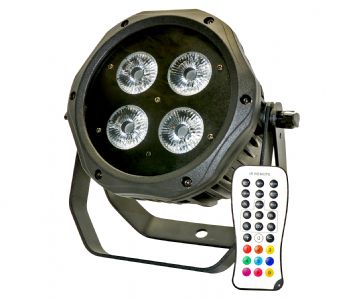 4 in 1 high power battery power & wireless dmx par （IP65 waterproof)