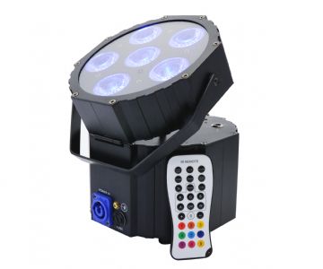 6*18W battery powered & wireless dmx par