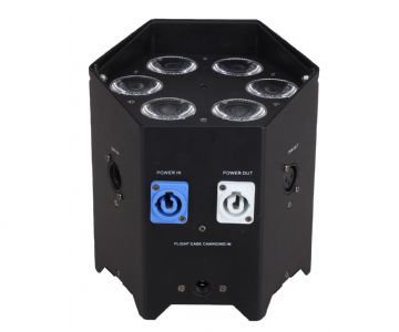 6*18W battery power & wireless dmx par light